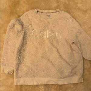 Calvin klein cream crewneck